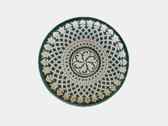 Decoratieve keramische schaal